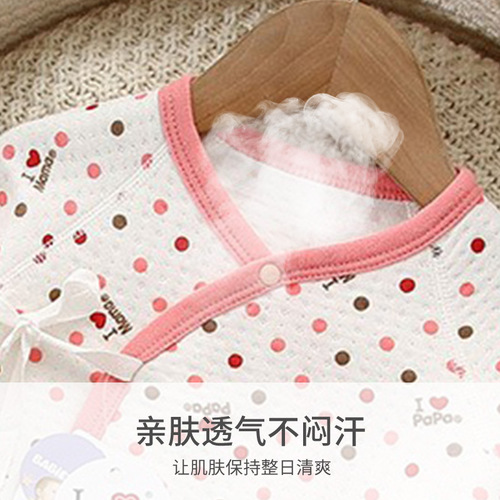 Newborn baby air cotton boneless jumpsuit long-sleeved crawler suit winter cross-border papamama baby clothes