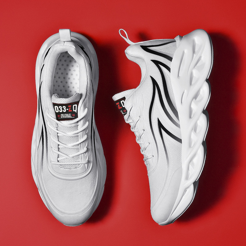 Suministro directo de fábrica de zapatos de primavera para hombres Blade, zapatos para correr Beacon, zapatos deportivos casuales transpirables para hombres, venta al por mayor transfronteriza, zapatos de moda para hombres