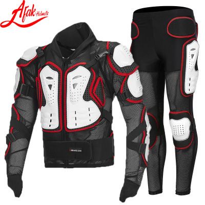 AFAK primavera y verano fuera de la carretera motocicleta Armadura Ropa protectora Caballero de carreras de equitación Ropa anti-caída Equipo de protección en el pecho