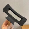 4#Black square clip