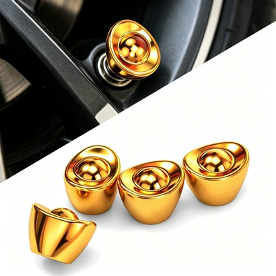 valve cap, metal zinc alloy