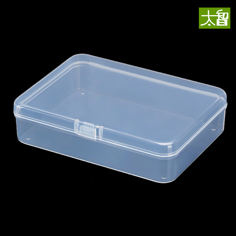 Gran cantidad de en stock caja de plástico transparente de alta calidad rectangular transfronterizo hisopo de algodón universal caja de plástico caja de almacenamiento