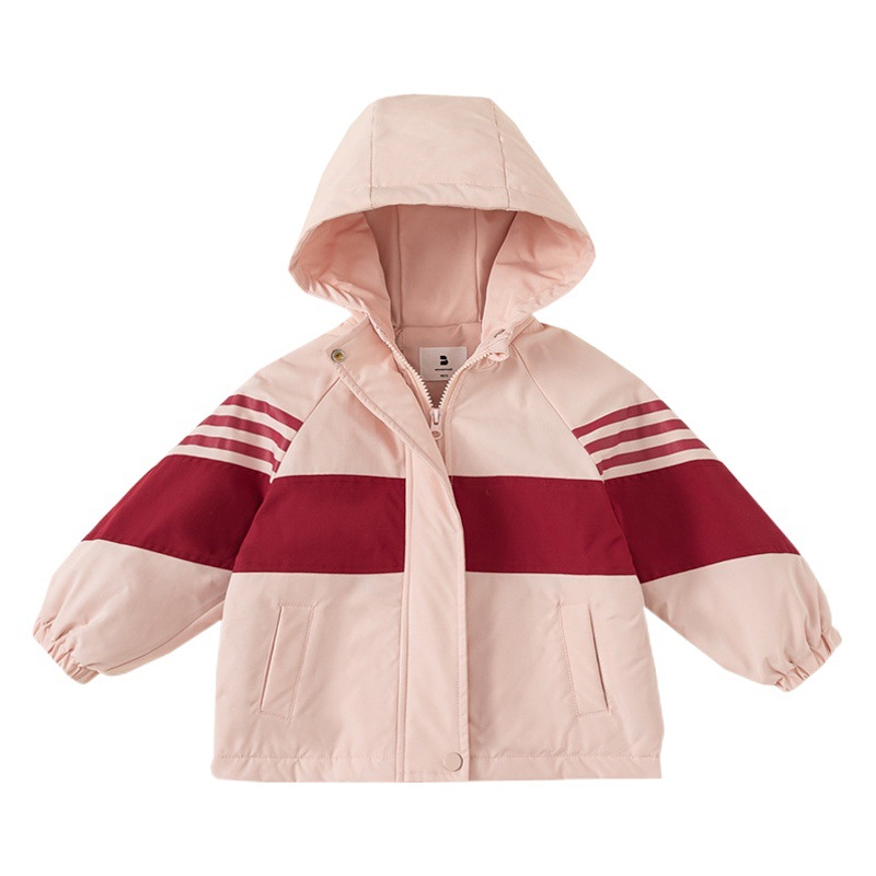 Babycity niños casual chaqueta acolchada de algodón invierno niñas color a juego chaqueta con capucha chaqueta acolchada caliente DY23152