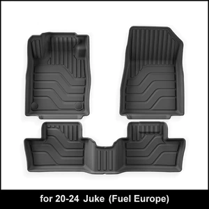 20-24 Nissan Juke üçün Ləkəyə Davamlı TPE Avtomobil Döşəmə Xalçaları, Baqaj Xalçaları
