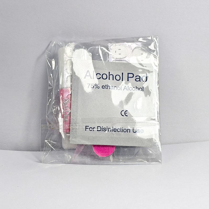 五件套穿戴甲胶水美甲配件双面果冻胶材料包酒精棉甲片胶水工具包|undefined
