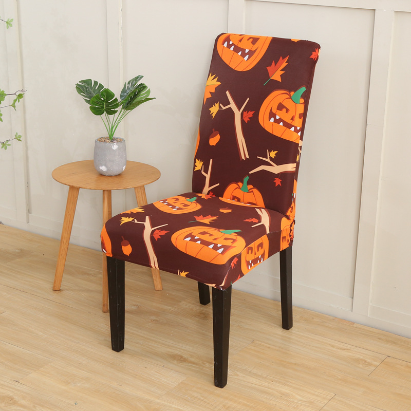Funda elástica para silla de Navidad, funda para silla de oficina de una pieza, funda simple para silla de comedor, funda para silla de hotel