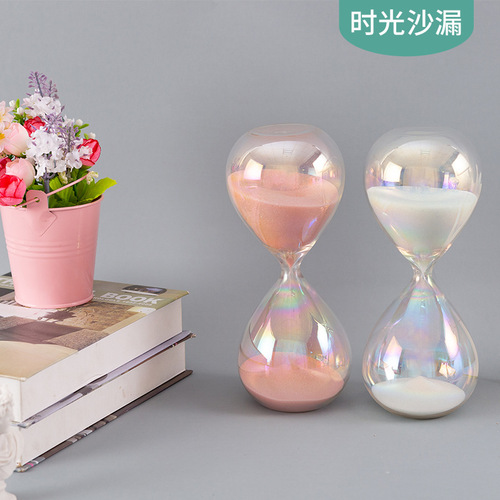 Stylish Hourglass Timer 30 Minutes Home Desk Decor Graduation Valentine's Day Birthday Gift Business Travel Gift