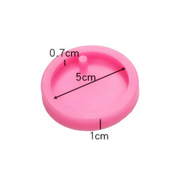 Small round--pink 17-292