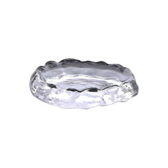 5ZV7冰川磨砂感杯墊茶托茶杯隔熱墊杯托水果碟小菜甜品碟玻璃醬料