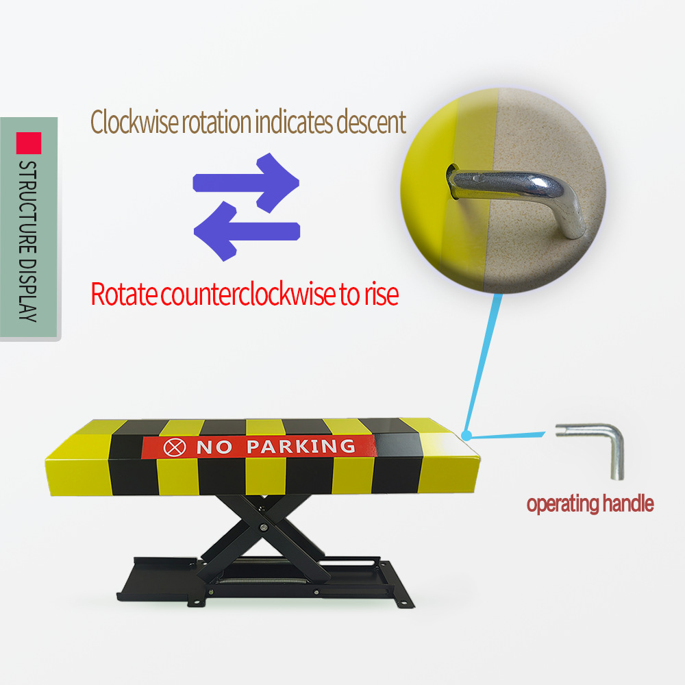 Export Type Intelligent Remote Control Parking Barrier