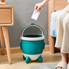 带盖按压垃圾桶创意家用客厅卧室厨房大号简约废纸卫生间厕所纸篓