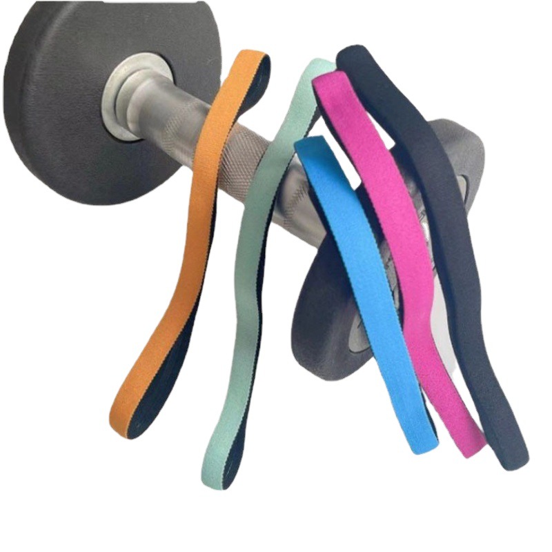 Household Running Sports Silicone Anti-slip Sweat Guide Band Men's and Women's Fitness Yoga Hair Band Sports Hair Silicone Anti-sweat Band