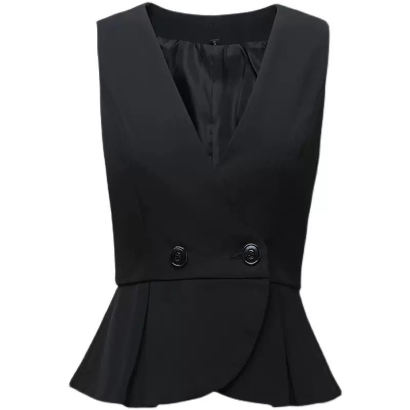 服务员马甲套工作服女餐饮夏季美容院裙时尚KTV前台职业正装