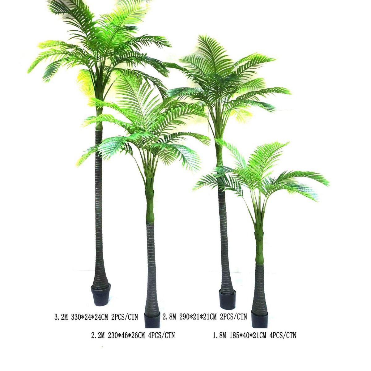 Nuevo árbol de betel de simulación transfronterizo, centro comercial, hotel, zoológico, decoración, poste de plástico artificial, planta en maceta de árbol de Penang de simulación