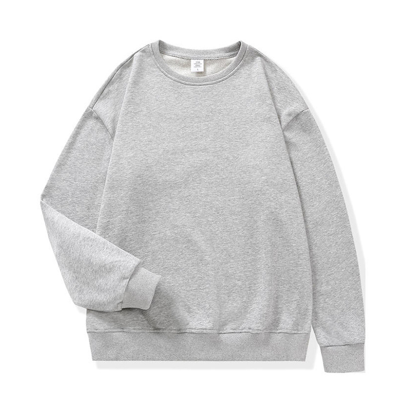 Camisas publicitarias de hombro de gran tamaño, camisas culturales, ropa de empleados, camisas de algodón de cuello redondo sueltas, logotipo impreso personalizado