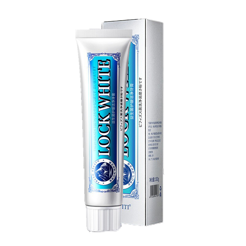 NITI pasta de dientes bicarbonato de sodio sensación de frío Blanqueamiento Anti-amarillo anti-sarro probióticos sin flúor cuidado suave aliento fresco