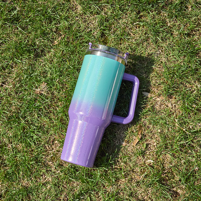 ステンレス保温虹漆氷覇カップ保冷車載カップ40oz世代自動車カップハンドルカップハンドルカップ|undefined