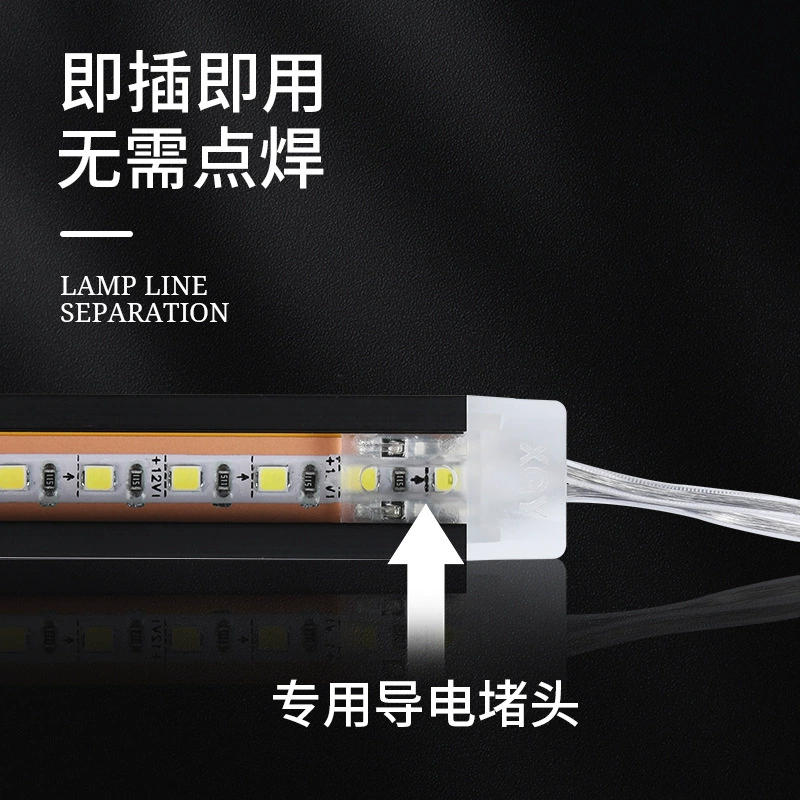 LED interior lighting for wardrobe, linear light, spot lighting, light strip, induction light panel, human sensor