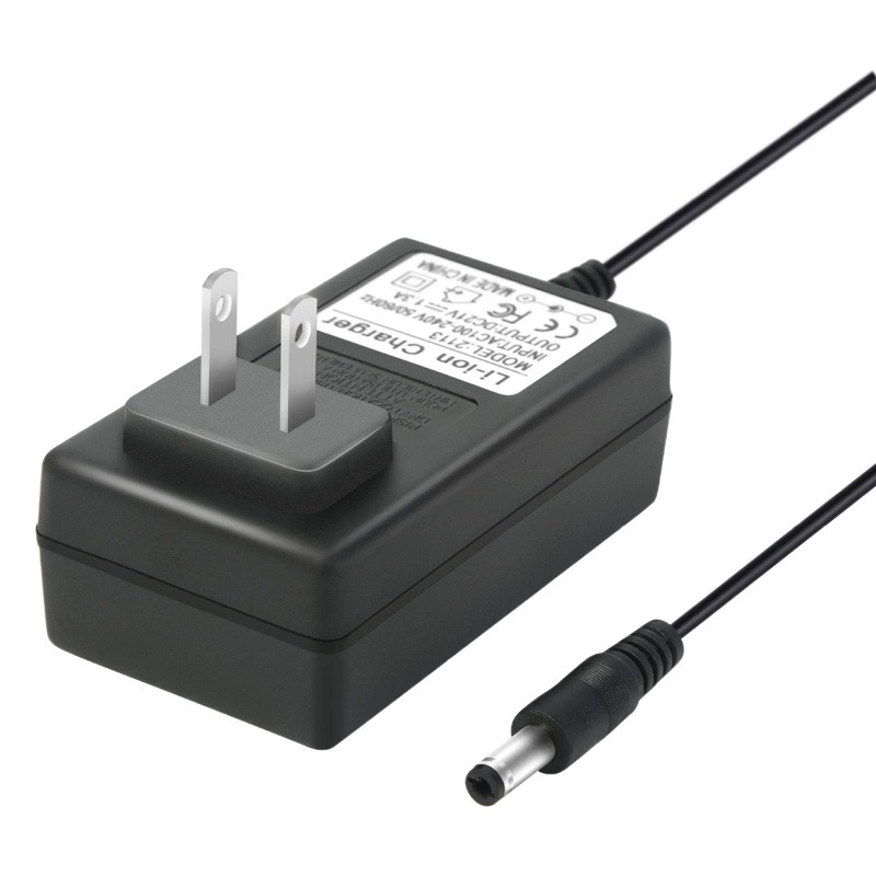 4.2v1a 5v1a 8.4v1a 12.6v1a 21v1a зарядное устройство для литиевых батарей 18650 полимерная фара