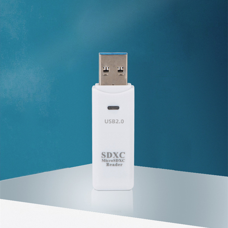 3.0 lector de tarjetas USB3.0 automóvil dos en uno multifunción lector de tarjetas de alta velocidad tarjeta TF tarjeta SD computadora móvil