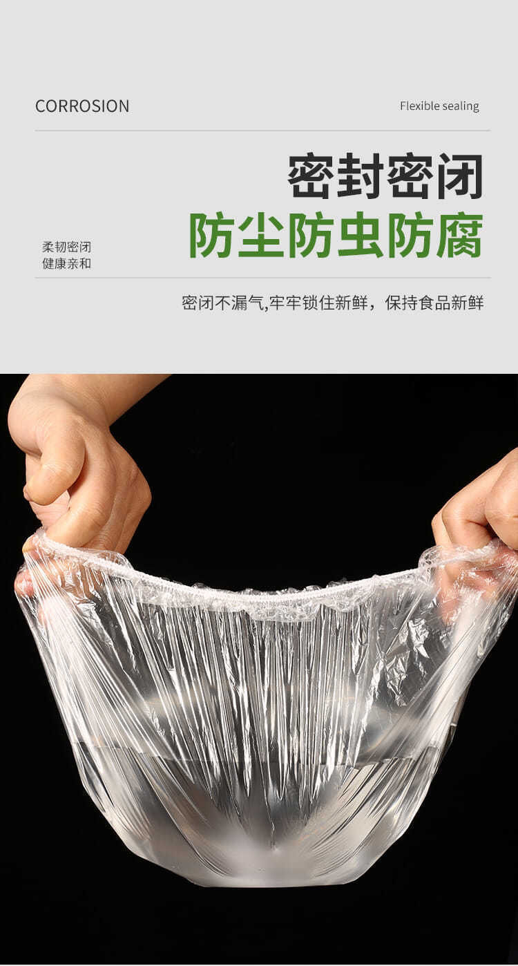 Koruma Kapağı Plastik Torba Ev Tipi Gıda Saklama Filmi Taze Tutma Çantası Sadece 10 Tek Kullanımlık Elastik Kapak Kase Kapağı Gıda Saklama Filmi Ağız Kapağı Tabak Kapağı