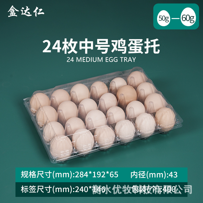 Titular de huevo de plástico desechable con hebilla con tapa a prueba de golpes transparente Tierra huevo caja de embalaje supermercado ventas directas de la fábrica