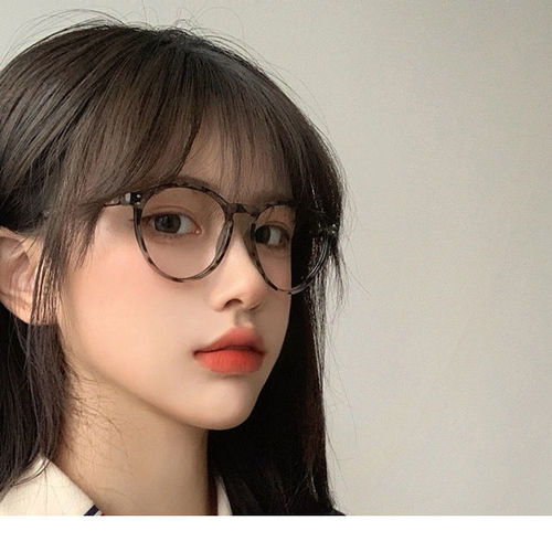 新款复古圆框防蓝光平光镜网红同款素颜神器男女同款学生眼镜框架