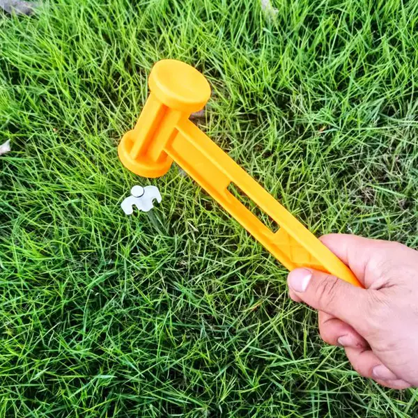 Outdoor camping plastic nail hammer nail hammer plastic hammer tent canopy nail hammer tent hammer thickened