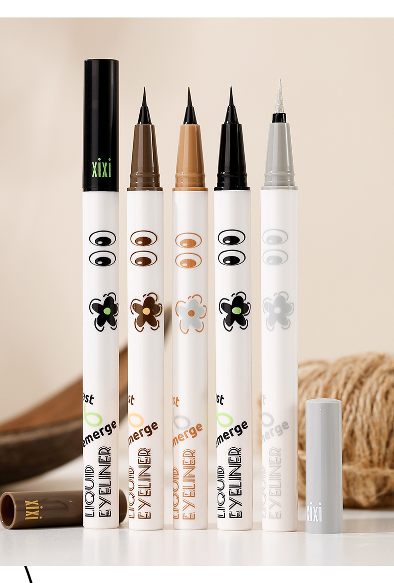 xixi Emerging Quick Eyeliner Pen is waterproof, sweat-proof, and does not smudge the lower eyelashes. It is a liquid eyeliner pen specifically designed for makeup artists undefined