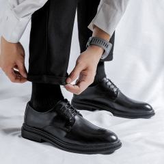 Extra Large Code Men's Casual Shoes 46 Business Formal Wedding Shoes 45 British Suit Small Leather Shoes 2304-R