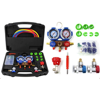Pressure Gauge Double Meter Valve, Oil pressure gauge