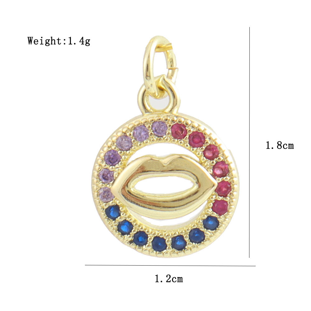 6g Weight Pendant Jewelry Making Type 12 * 18mm Jewelry Making Size Zircon Inlay Material DIY Jewelry Accessories Classification 1 Piece Quantity Copper Material Star, Heart Shape, Eye Pattern Plating, Inlay Design IG Style Style 1 Piece 12 * 18mm Copper Zircon Star Heart Shape Eye Pendant 无