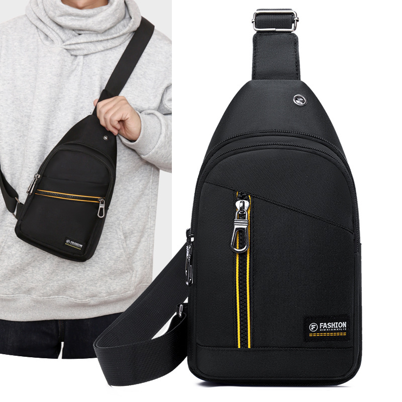Bolso de pecho de hombre 2025 nuevo estilo de moda deportiva mochila de tela Oxford gran capacidad de viaje de negocios mochila al por mayor