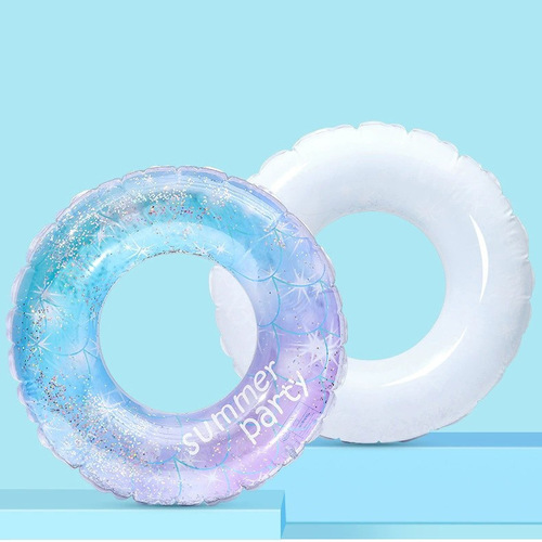 Swim ring with thick PVC for adults, men, women, and children, inflatable life jacket, floating ring, inflatable armband