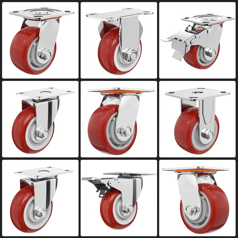 Universal wheels, small trolley wheels, casters, cart wheels, directional wheels, trailer pulleys, heavy-duty silent handcart wheels