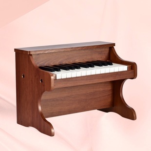 【25-Key Upright Children's Piano Musical Instrument Toy Birthday Gift Electronic Keyboard Wooden Cross-Border Hot Sale】