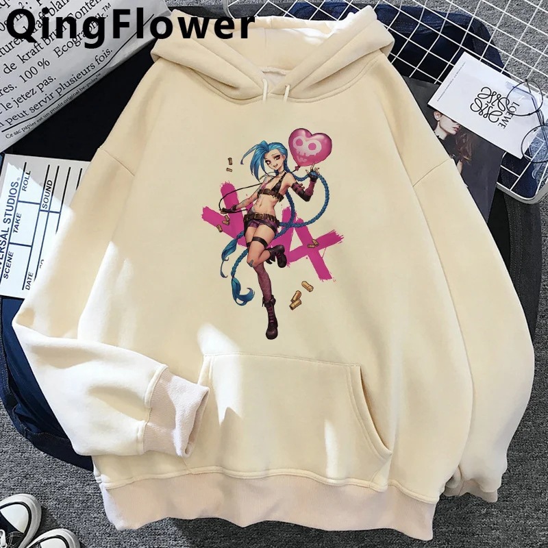 Arcane Jinx Hoodies Male Overseas Setwear Men Hoody Sweatsh