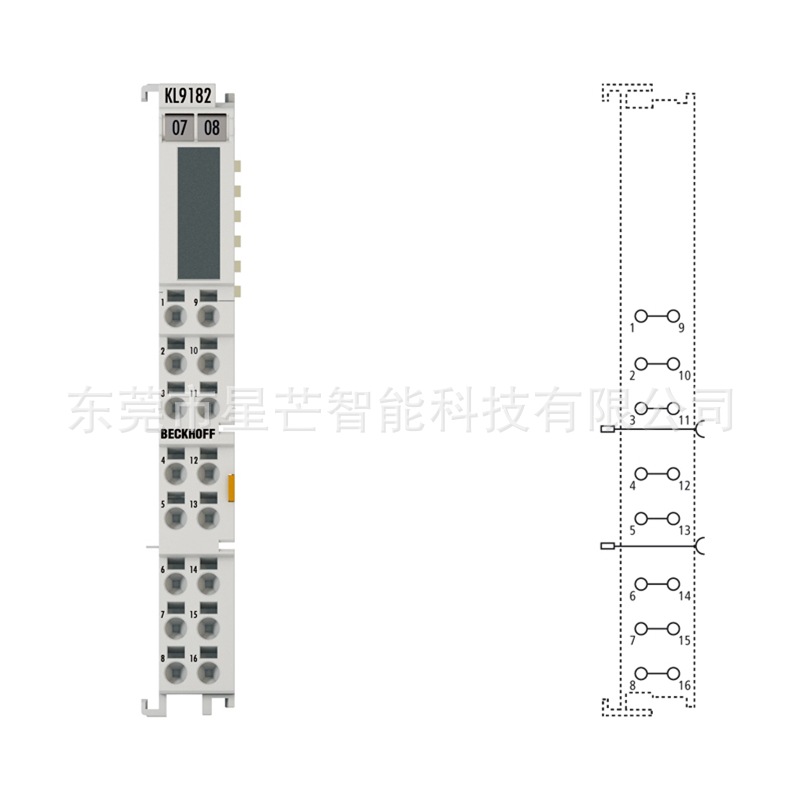 倍福KL9182电位分配端子2x8电位德国BECKHOFF模块KL9182原装 议价
