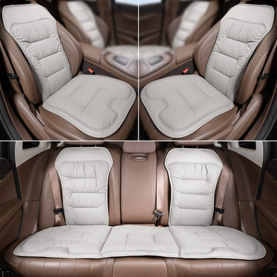 Four Seasons Pad — same color - seven-piece-setfront-and-rear-seat-cushions-and-backrests-off-white-unlabeled-clean-version