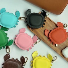 新型のカニのカバンは無線bluetoothイヤホンのキーホルダーの口紅の小銭入れの車の上で飾りをつけて卸売りします。