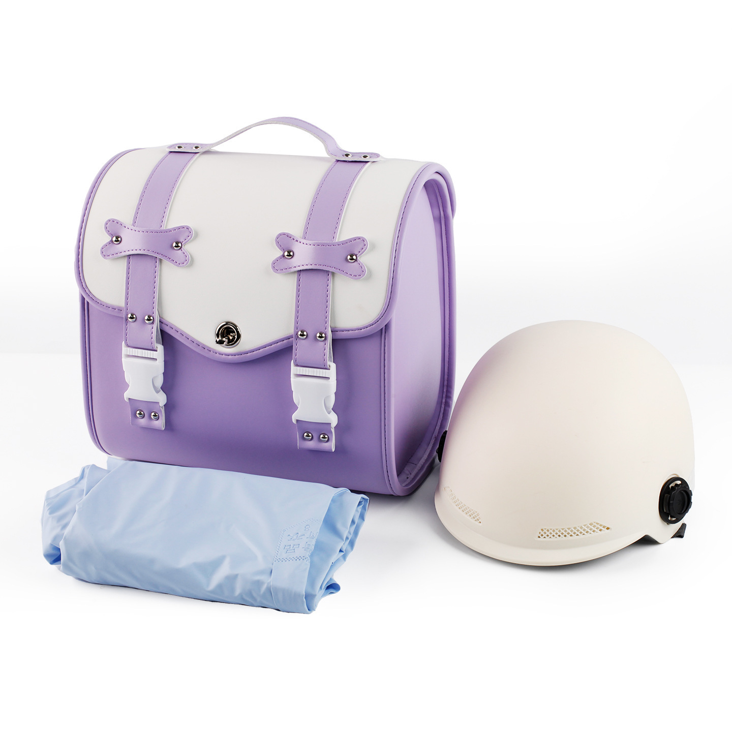 Hot-Selling Colorful Rear Trunk Bag for Electric Vehicles, Large Capacity Storage Bag for Electric Bikes, Can Hold a Helmet
