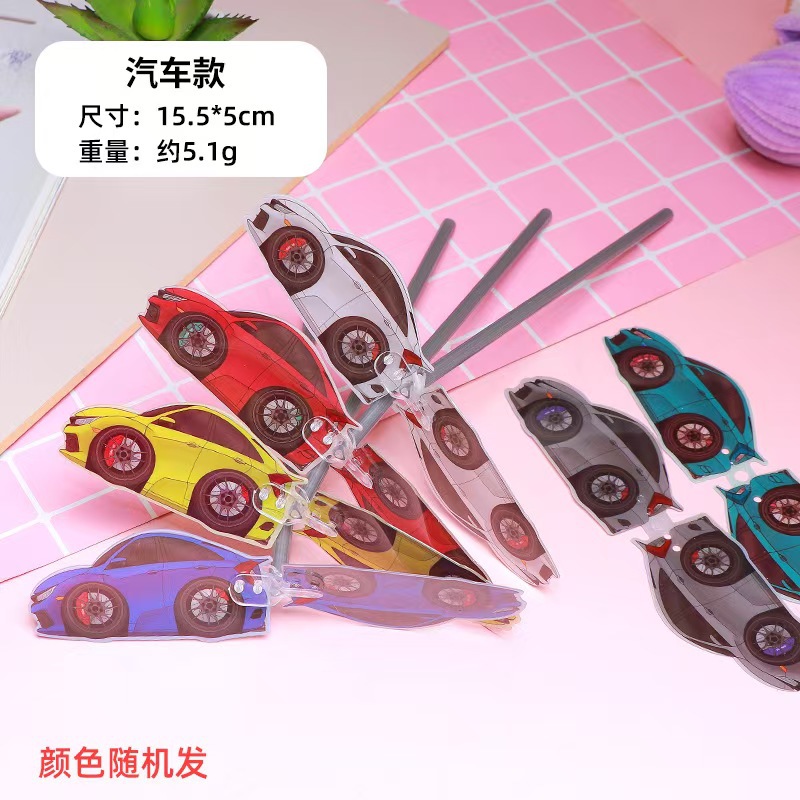 Nueva libélula de bambú voladora - Hecha a mano DIY, material nostálgico de hada voladora, material de elaboración para niños, creatividad al aire libre para jardines de infancia