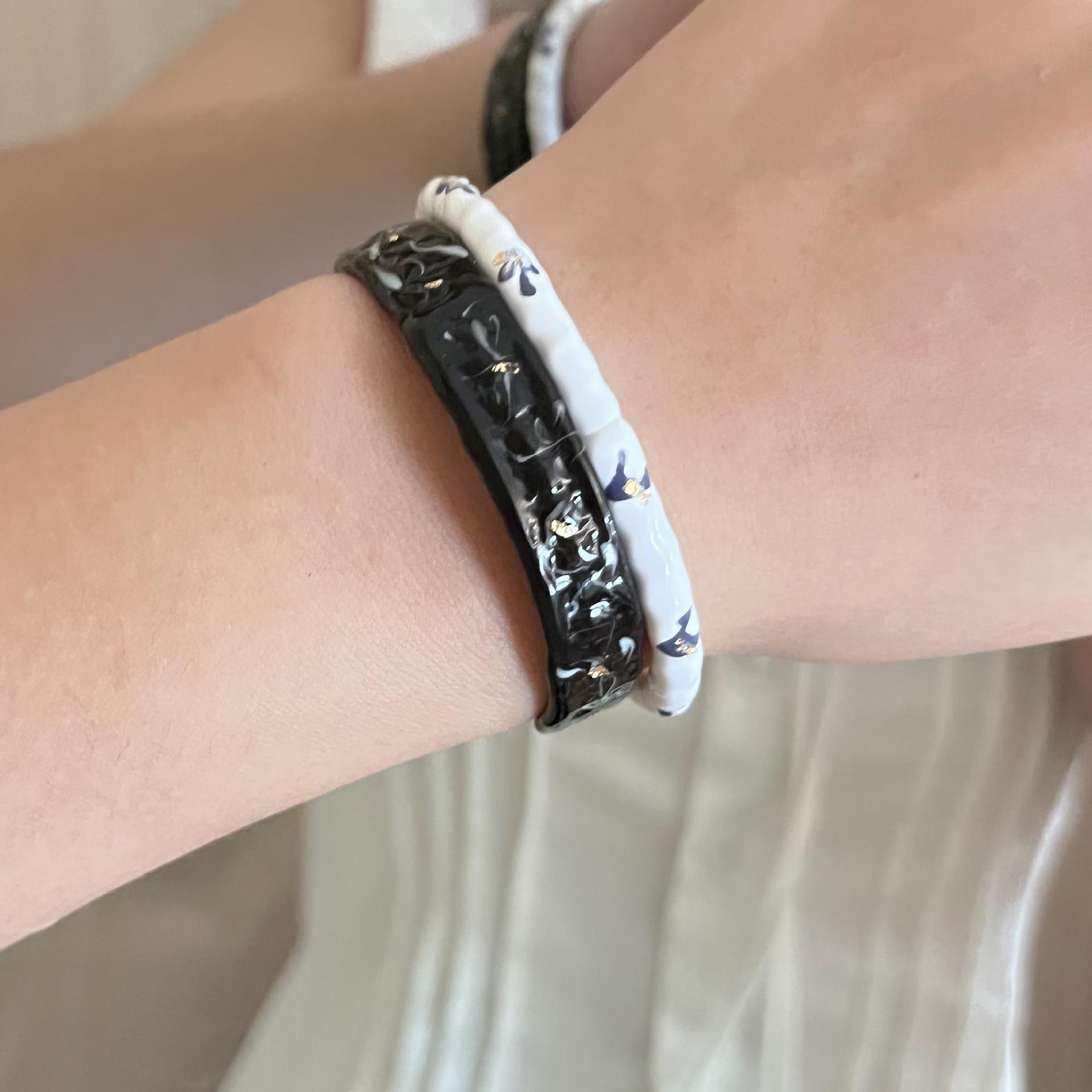 Fashion Multicolor Alloy Paint No Inlaid Bangle