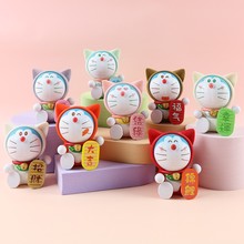 跨境包邮哆啦a梦公仔机器猫手办叮当猫蓝胖子盲盒扭蛋娃娃机摆件