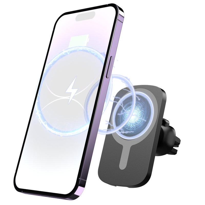 車載ワイヤレス充電器 磁気吸着式 15W急速充電 ワイヤレス充電器 Apple携帯電話対応 車載ワイヤレス充電器|undefined