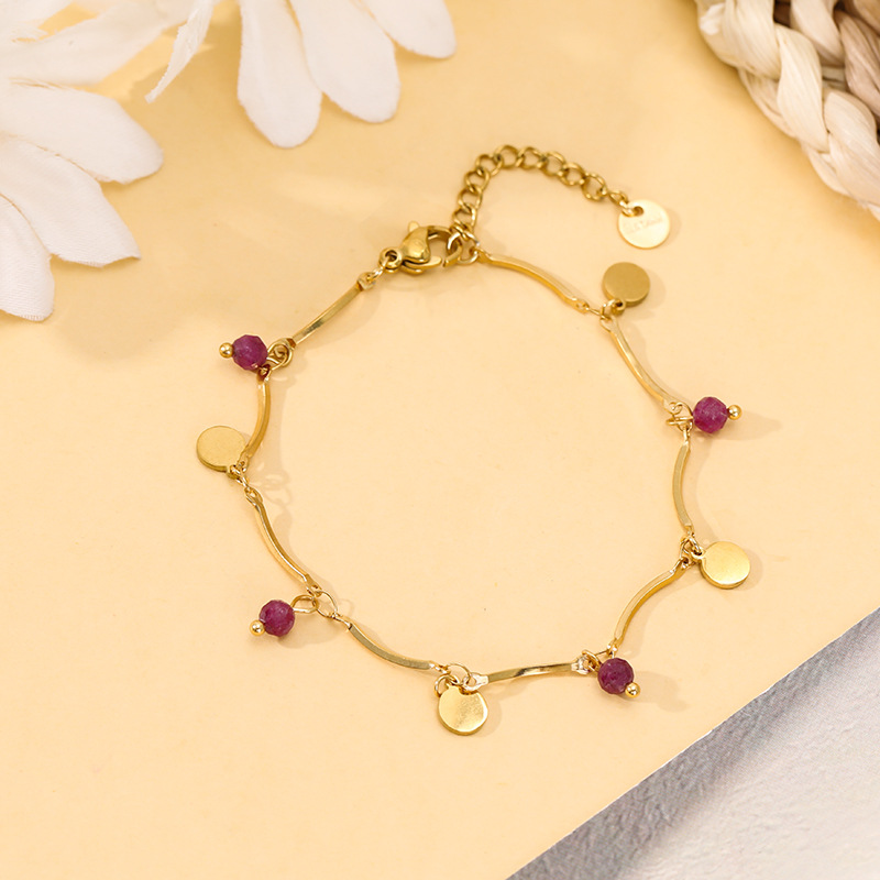 Women's Gender Elegant Geometric 304 Stainless Steel Snake Chain Chain & Link Bracelets Wholesale