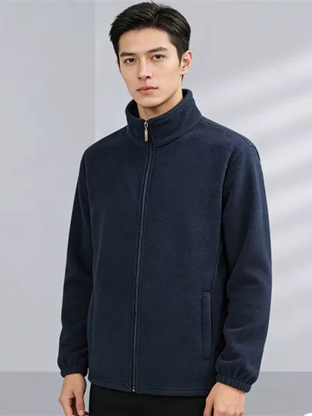 Spring and Autumn Outdoor Fleece Jacket for Men and Women, Thickened Cardigan, Softshell Inner Layer, Warm Double-Sided Fleece
