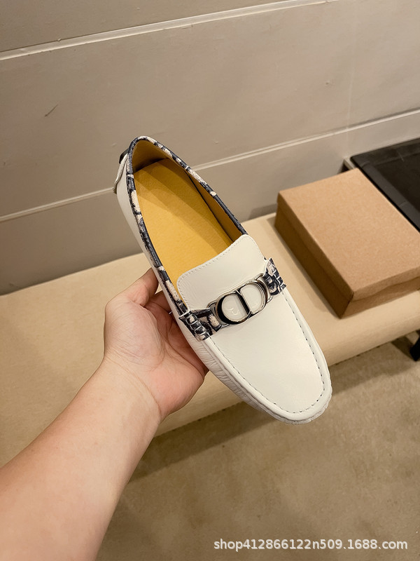 2025 nuevos zapatos de hombre Lefour zapatos de cuero redondos zapatos de hombre casual de moda perezosa zapatos de hombre cómodos