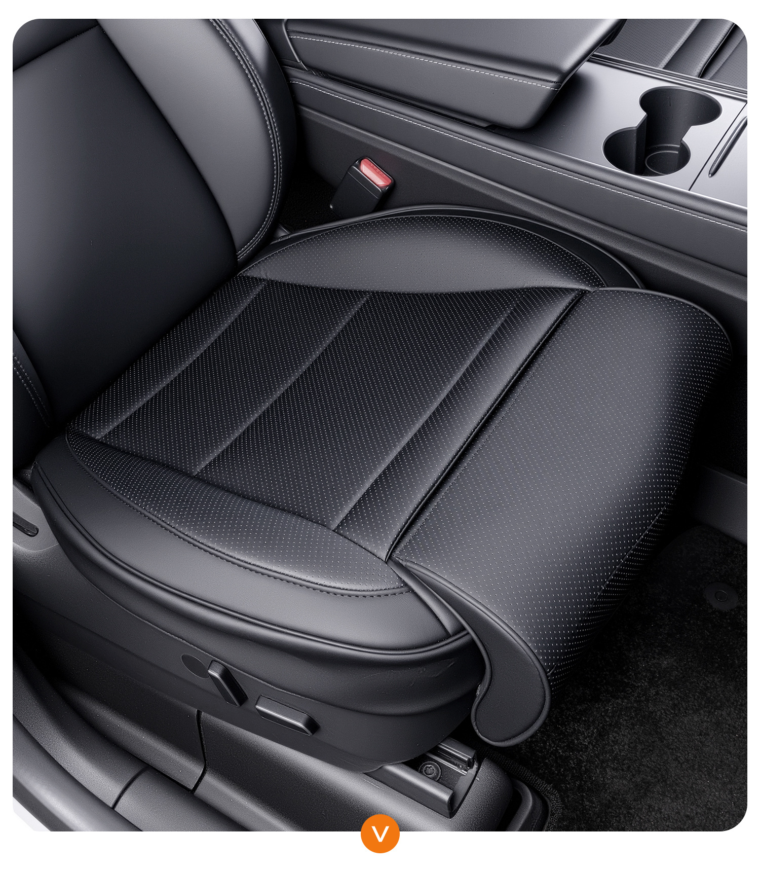 High-End Luxury Car Full Surround Seat Cushion Tesla Leg Rest Cushion Suitable for Model/3/Y Detachable Front Footrest