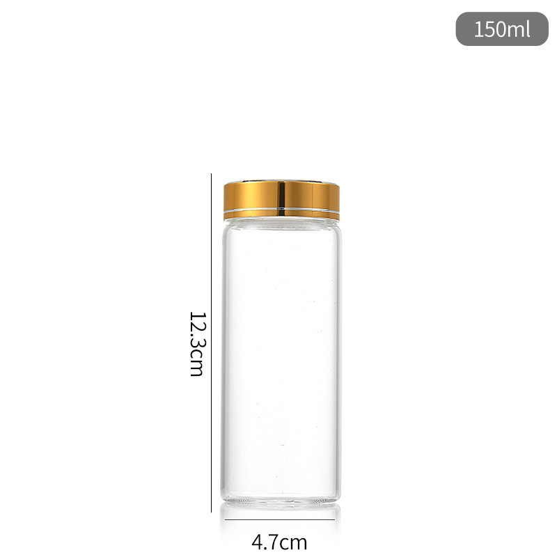 47 botellas de tapón bayonet botellas de muestras médicas botellas de té dulces botellas de frijoles de frijoles de oro botellas de embalaje de goji frasco de arena